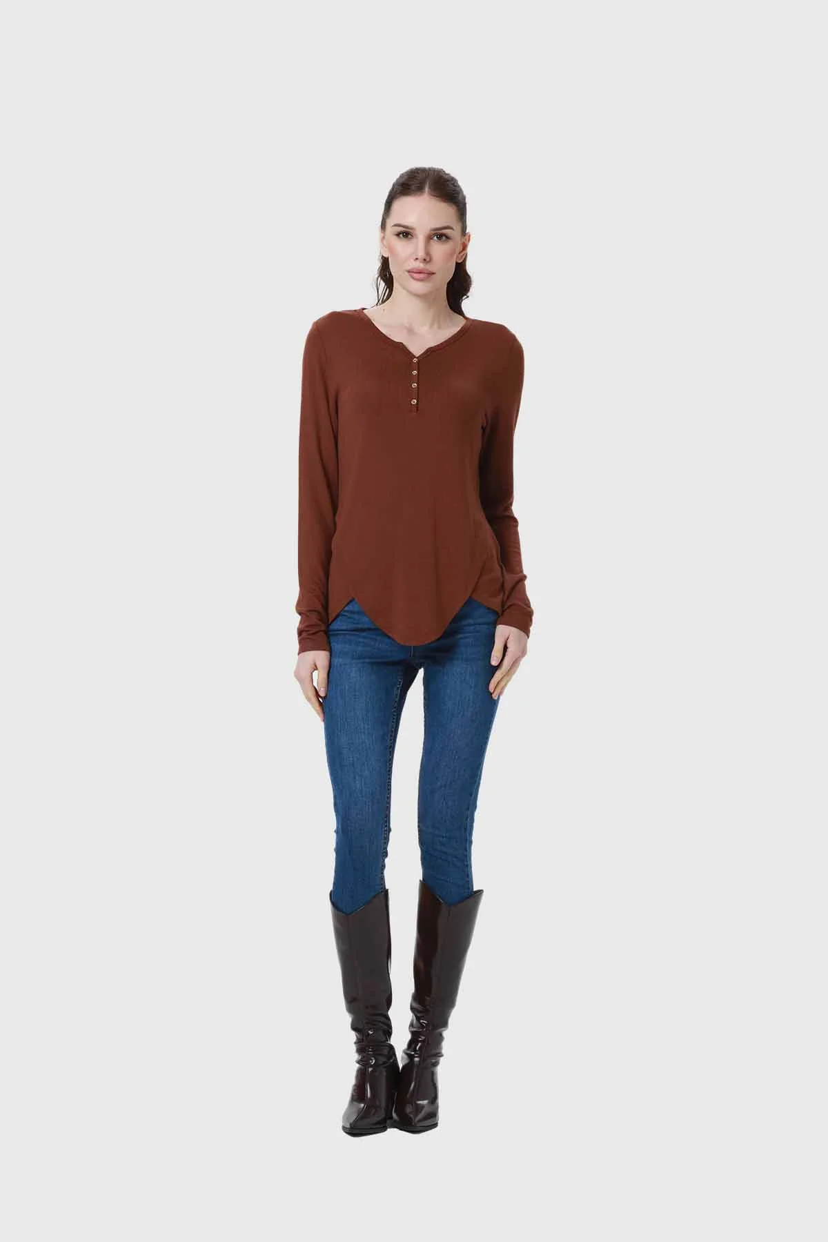 Sweater Mujer Camman Café - Image 4