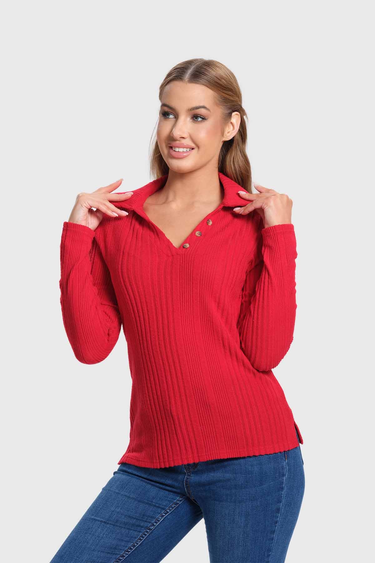 Sweater Mujer Camman Rojo - Image 2