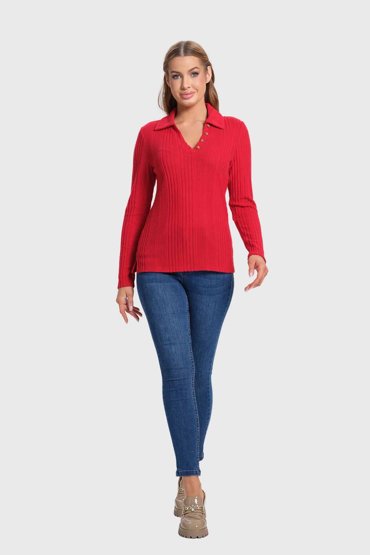 Sweater Mujer Camman Rojo - Image 4