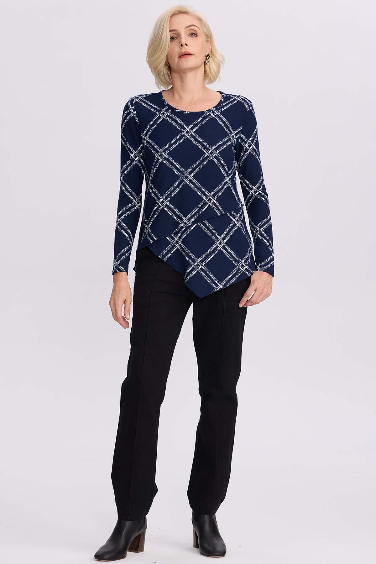 Sweater Mujer Casual Azul - Image 4