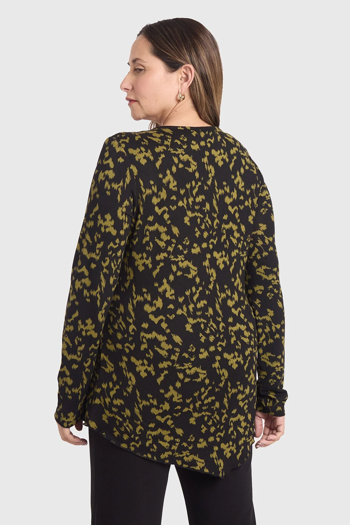 Sweater Mujer Cerrado Negro - Image 3