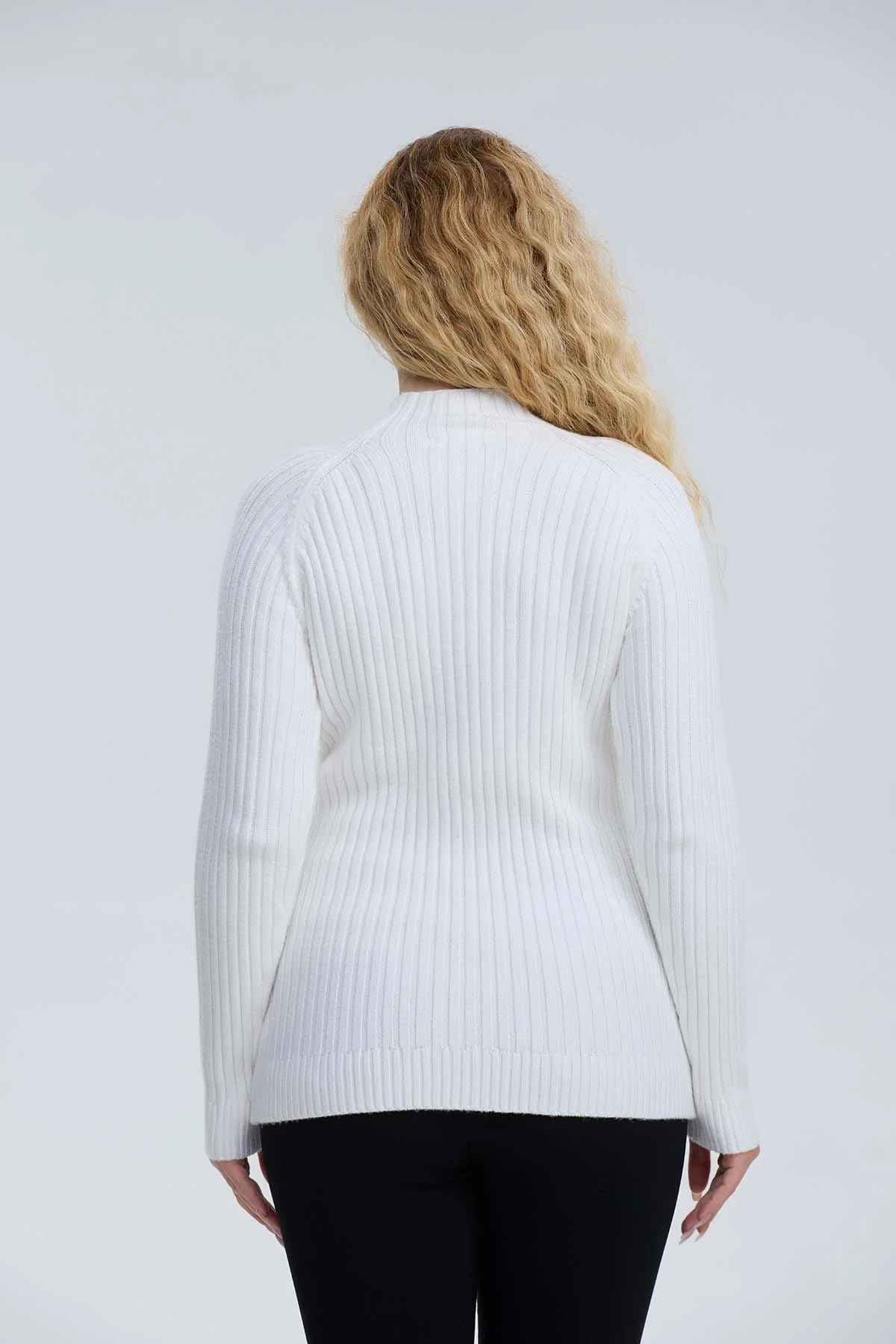Sweater Mujer Chenille Crudo - Image 3