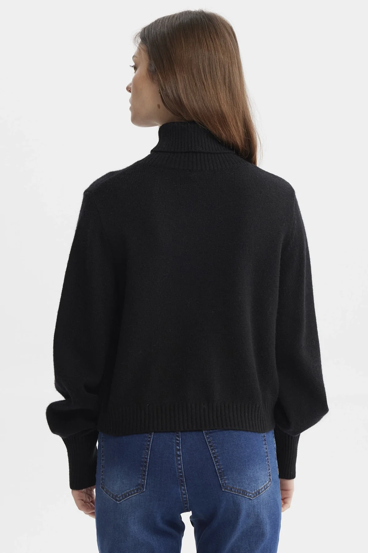 Sweater Mujer Chenille Negro - Image 3
