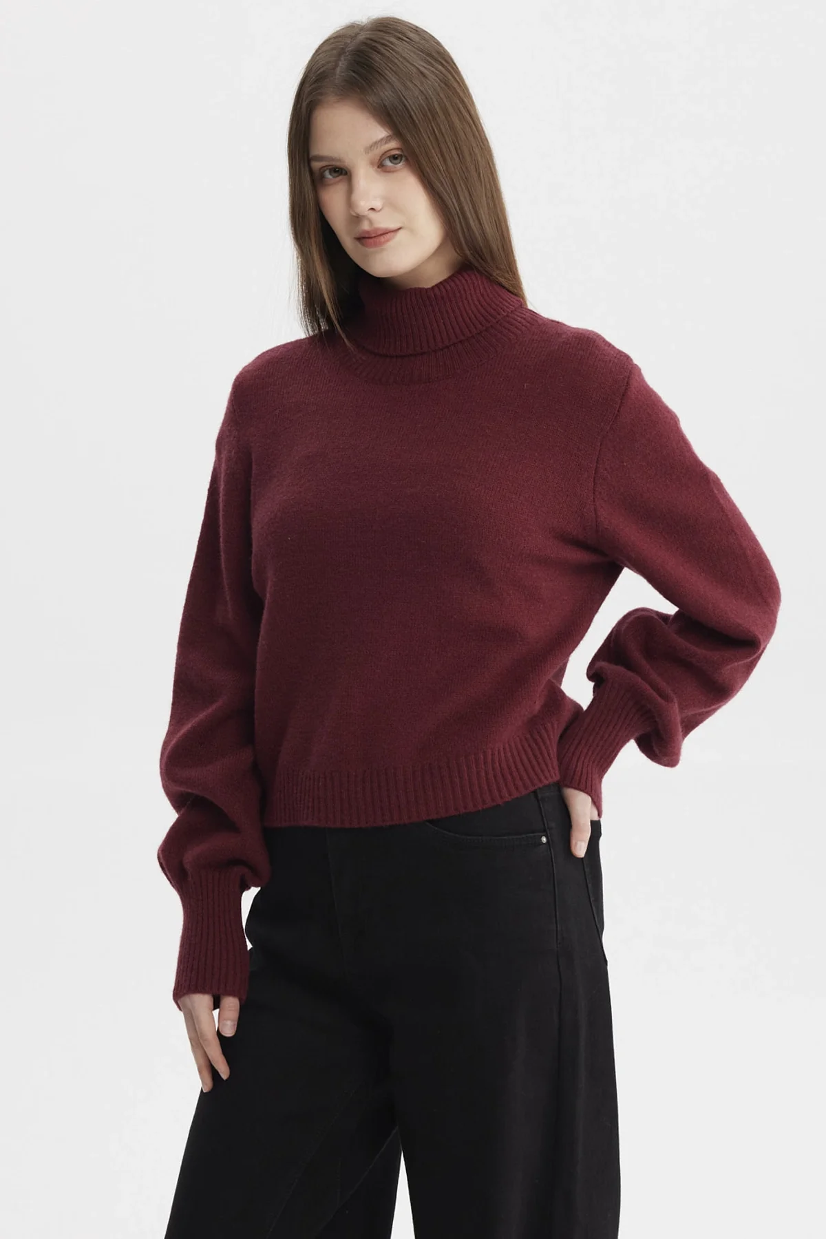 Sweater Mujer Chenille Rojo - Image 2