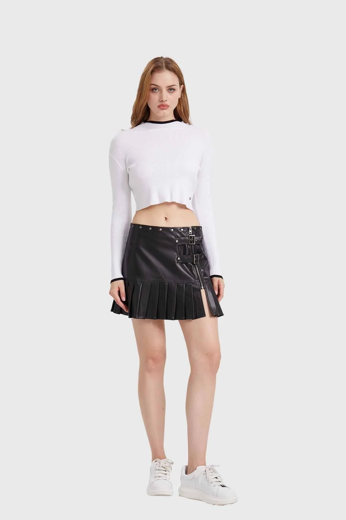 Sweater Mujer Contraste Blanco - Image 4