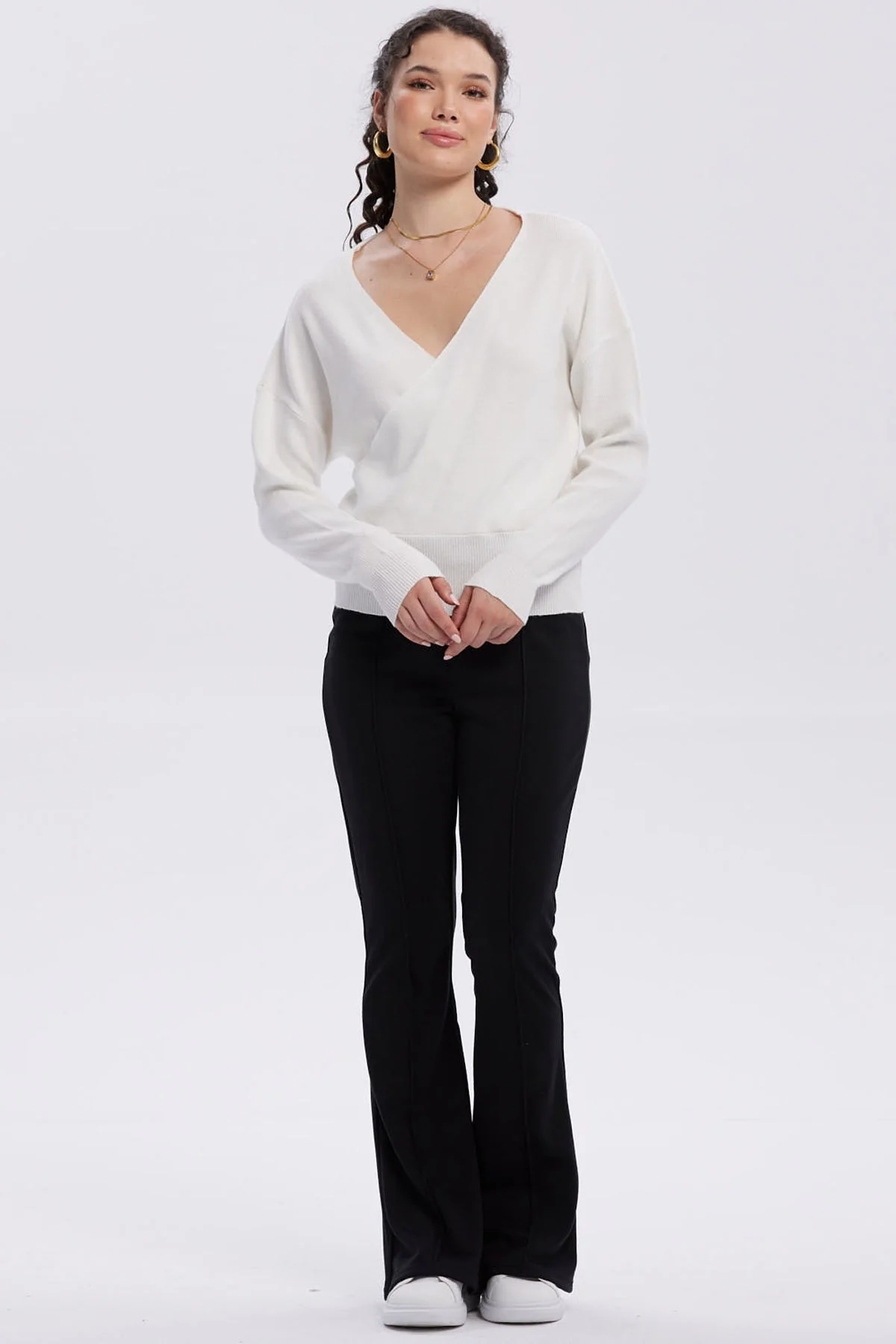 Sweater Mujer Delantero Crudo - Image 4