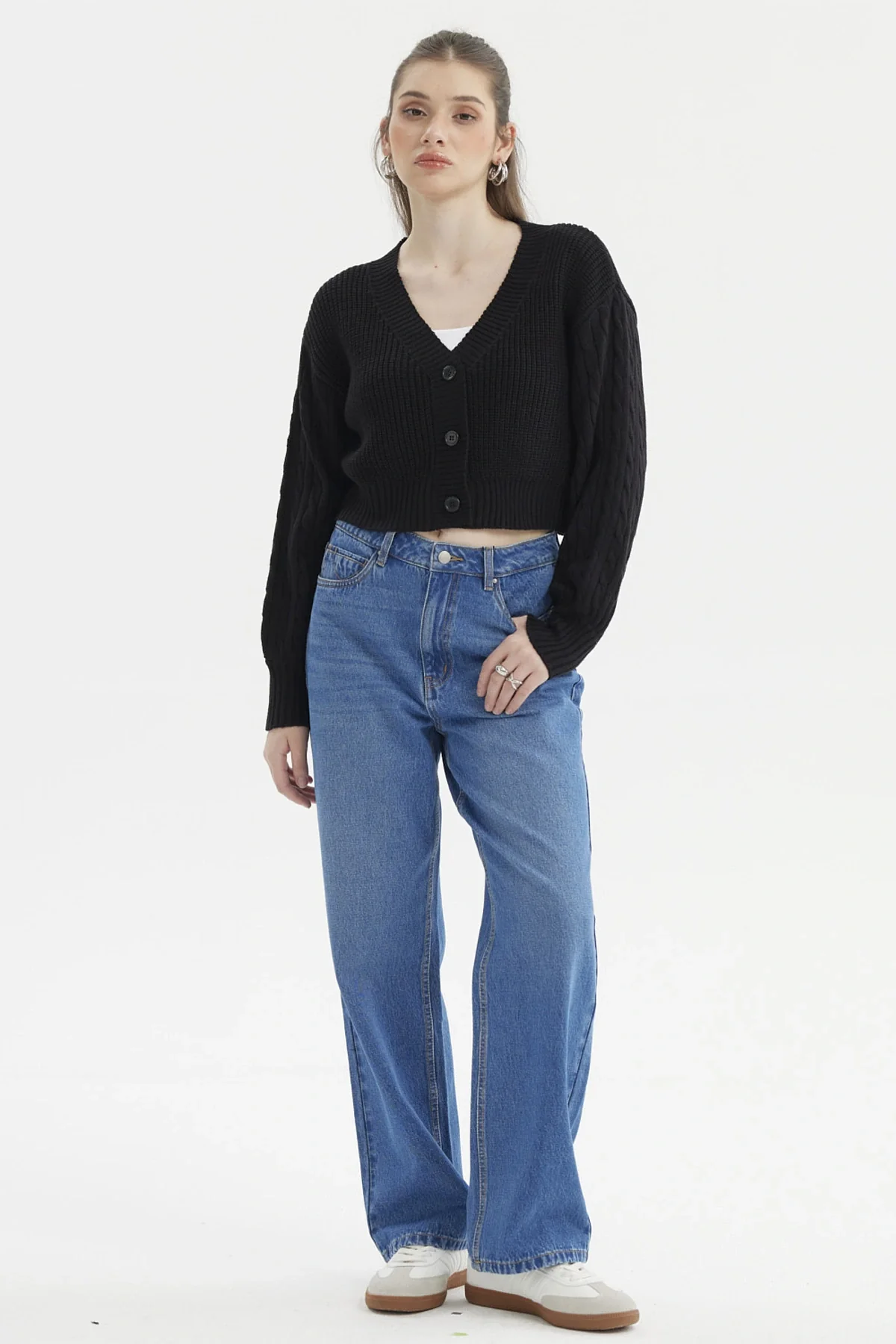 Sweater Mujer Juvenil Negro - Image 4