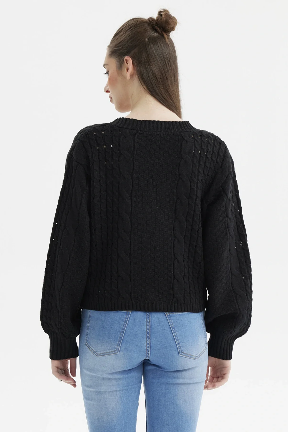 Sweater Mujer Juvenil Negro - Image 3