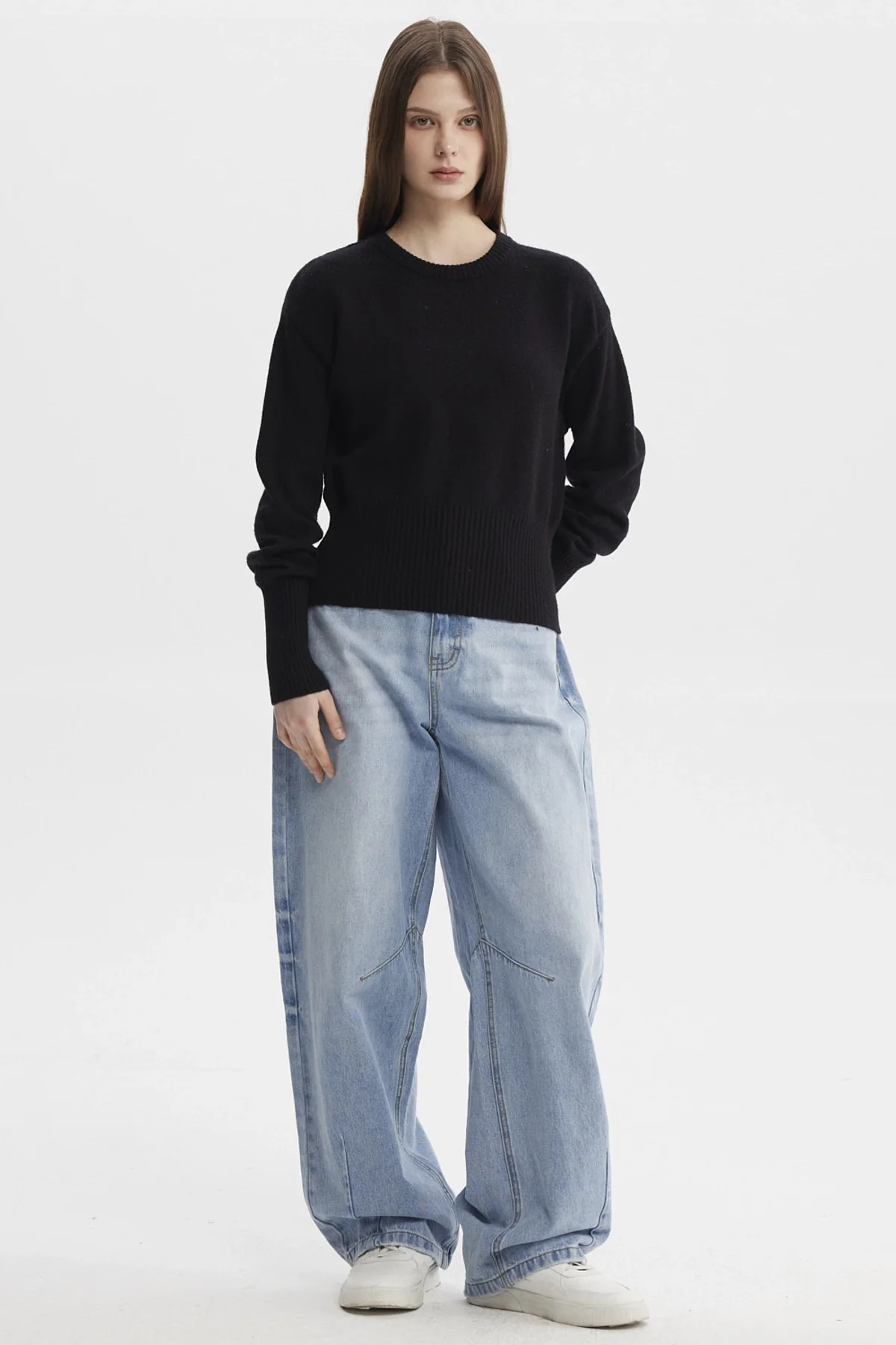 Sweater Mujer Juvenil Negro - Image 4