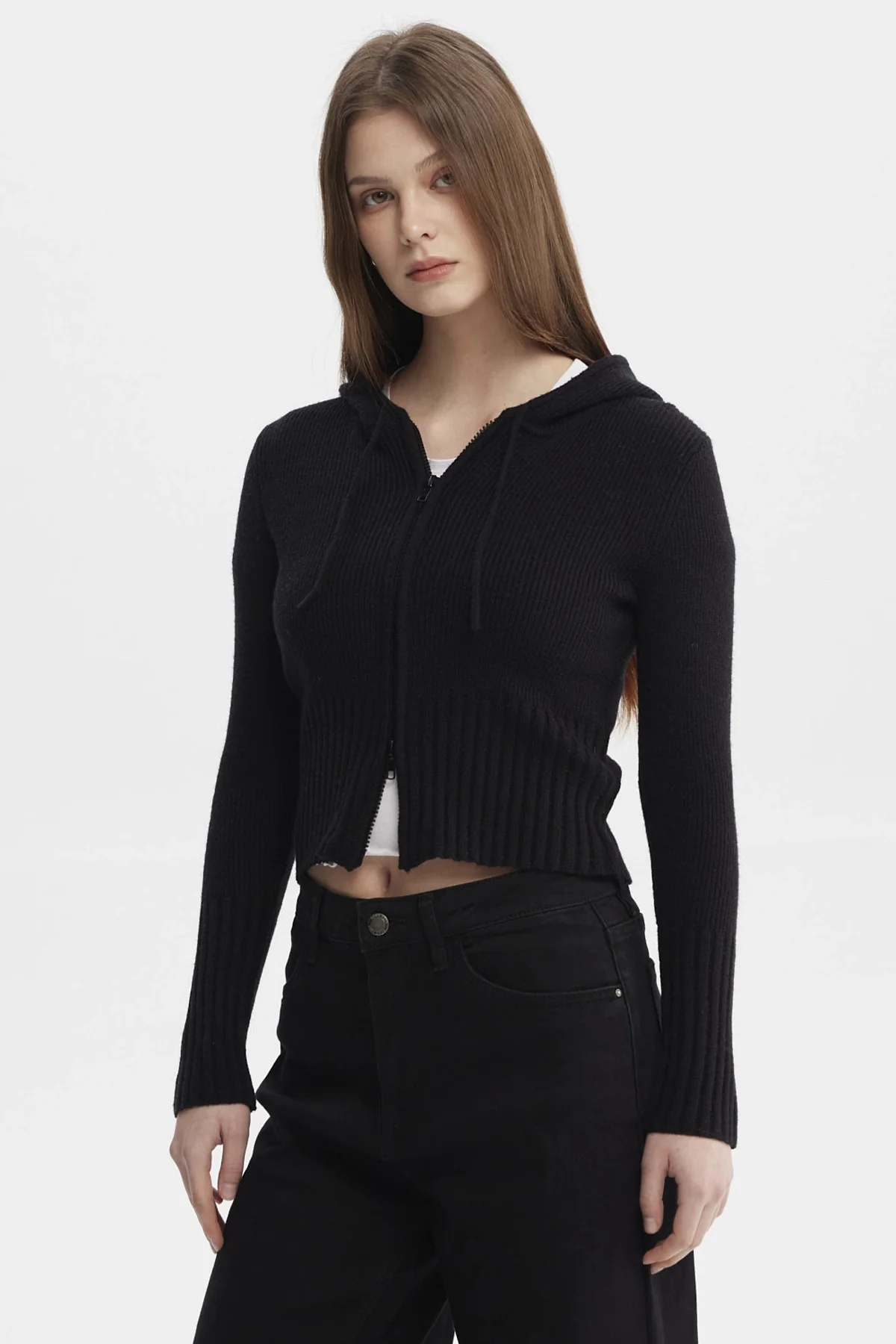 Sweater Mujer Juvenil Negro - Image 2