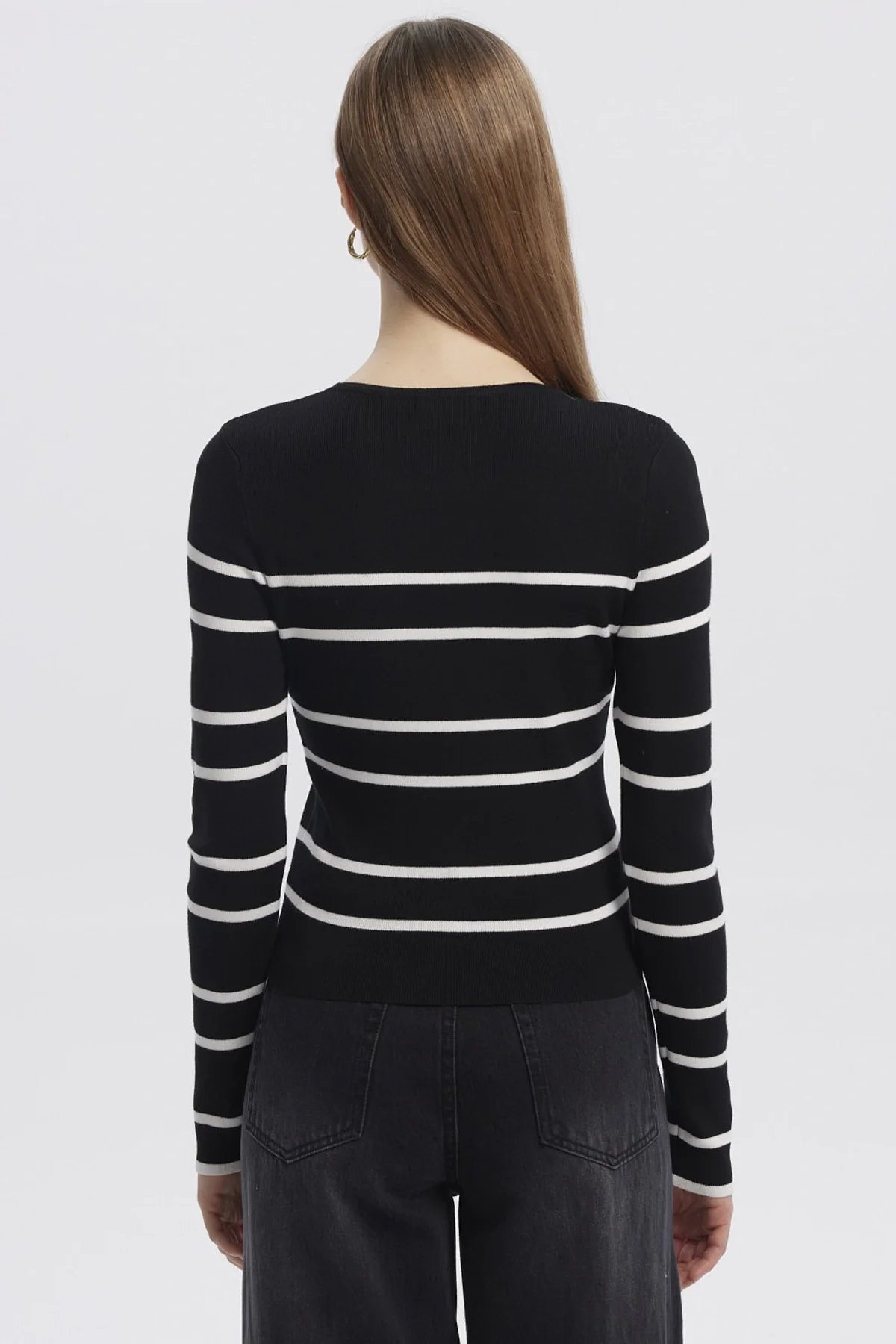 Sweater Mujer Juvenil Negro - Image 3