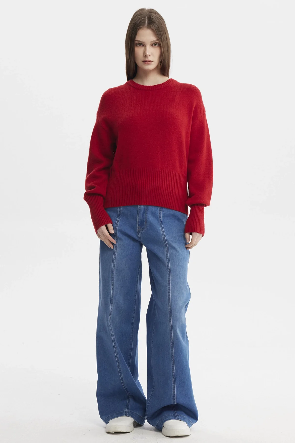 Sweater Mujer Juvenil Rojo - Image 4