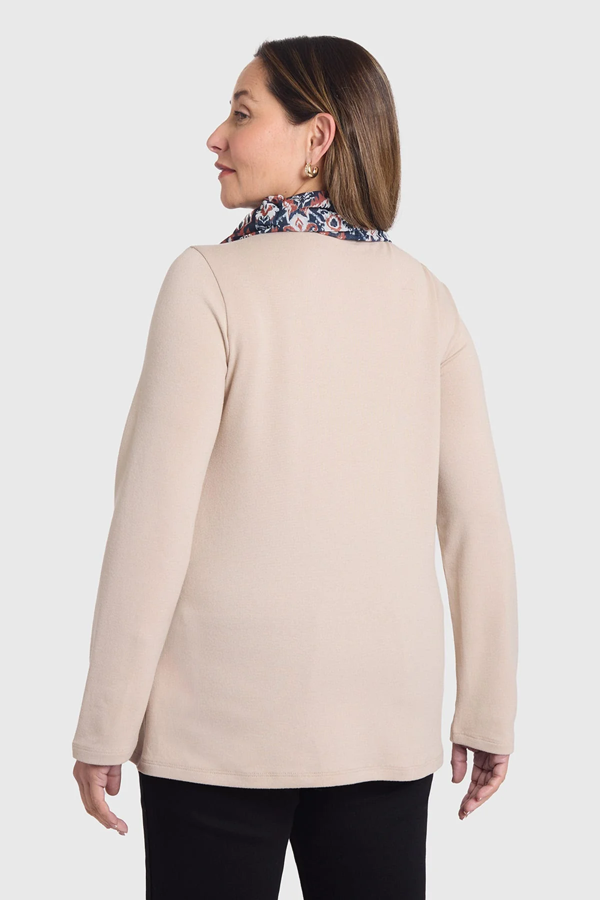 Sweater Mujer Pañuelo Arena - Image 3