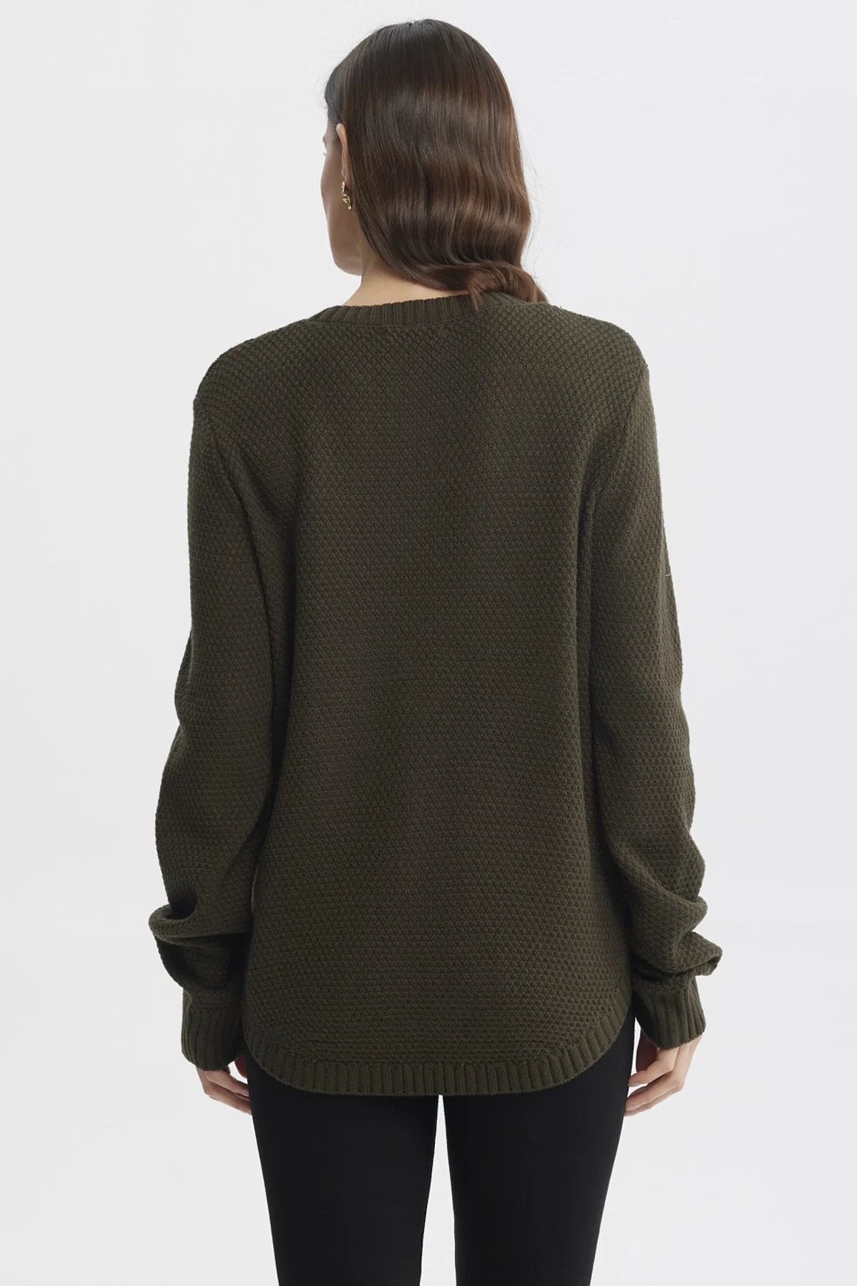 Sweater Mujer Slim Verde - Image 3