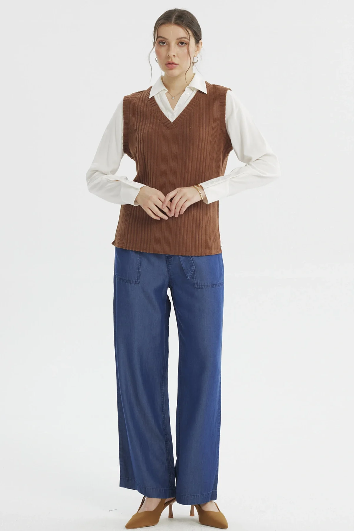 Sweater Mujer Vuelo Café - Image 4