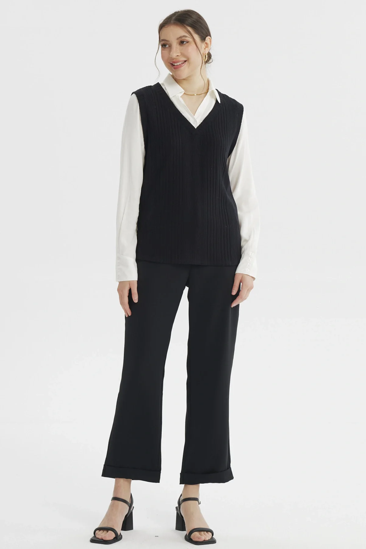 Sweater Mujer Vuelo Negro - Image 4