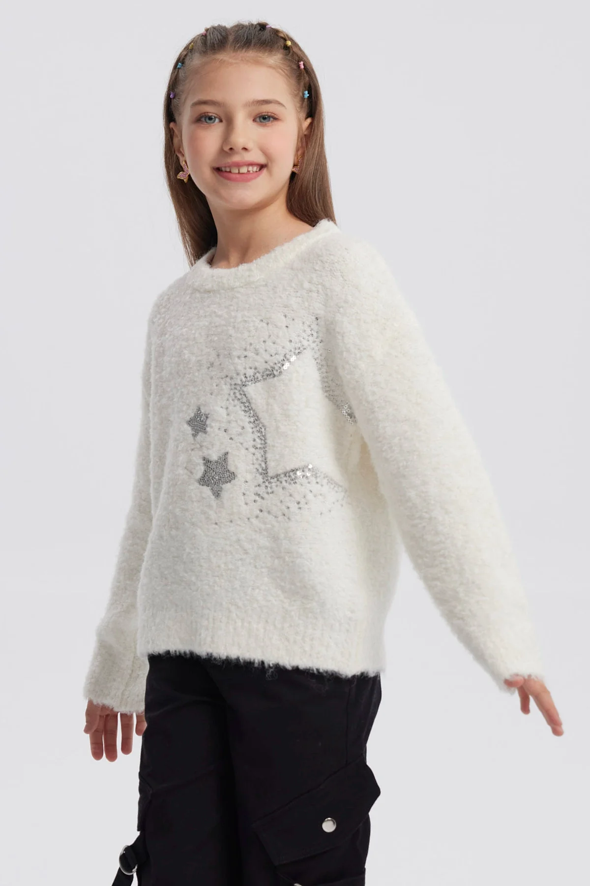 Sweater Niña Slim Crudo - Image 2