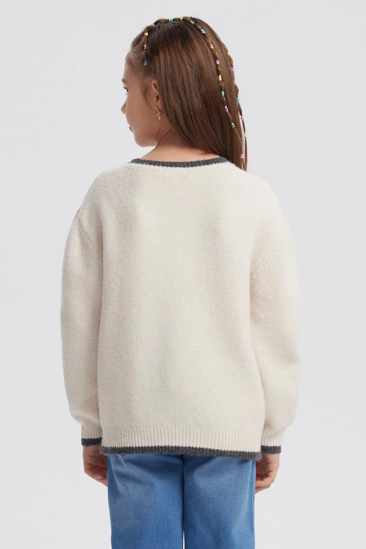 Sweater Niña Slim Crudo - Image 3