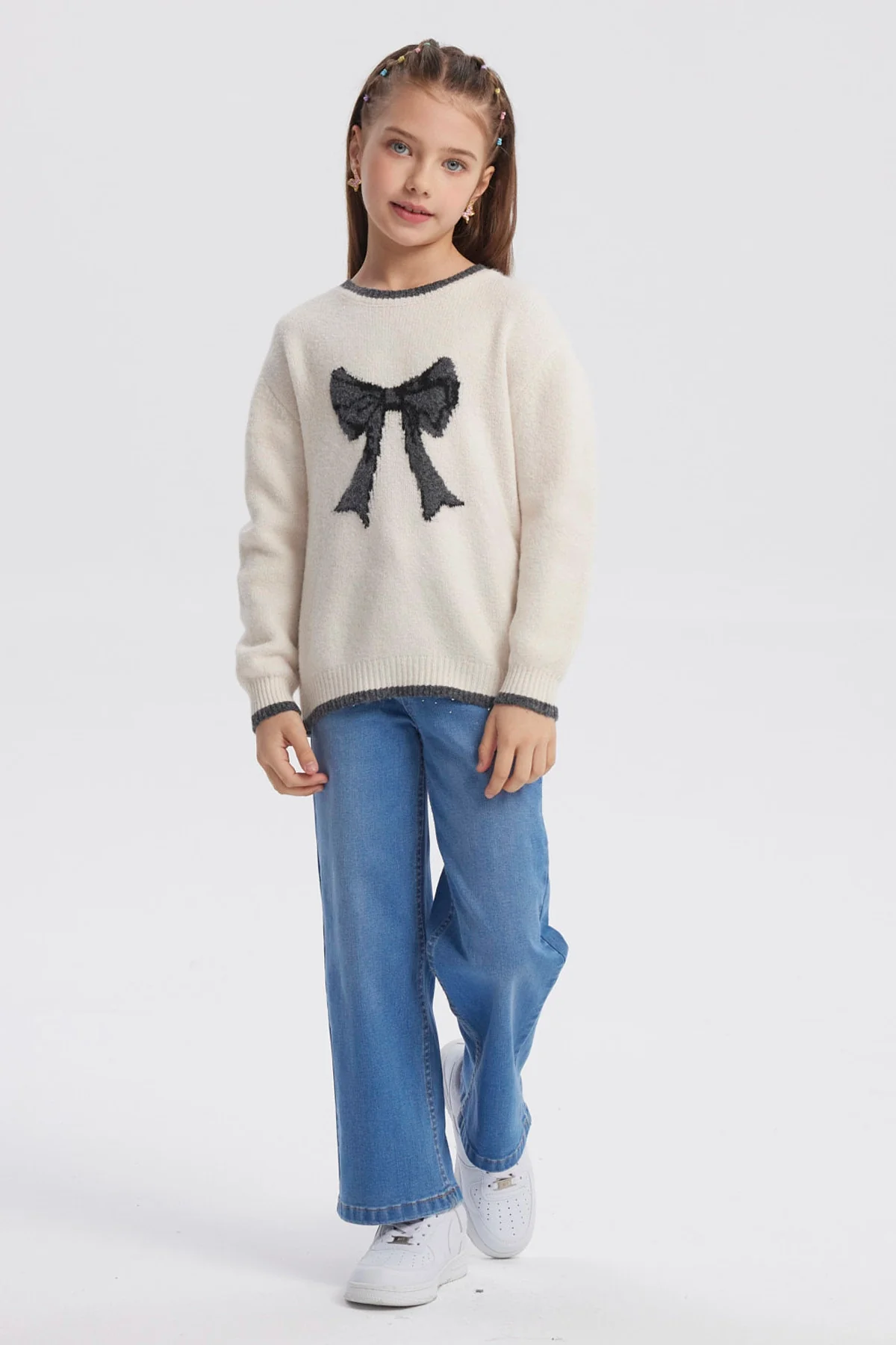 Sweater Niña Slim Crudo - Image 4