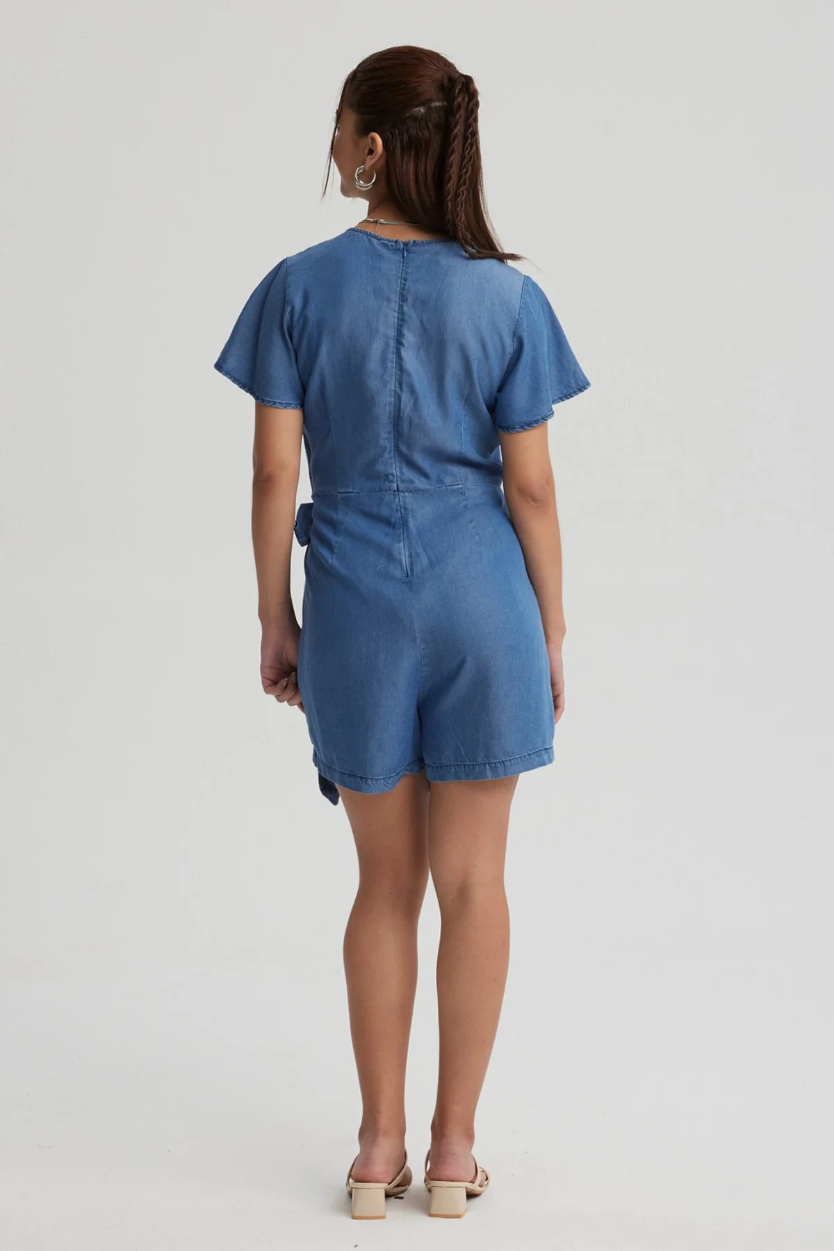 Vestido Mujer Enterito Ligero Azul Oscuro - Image 3