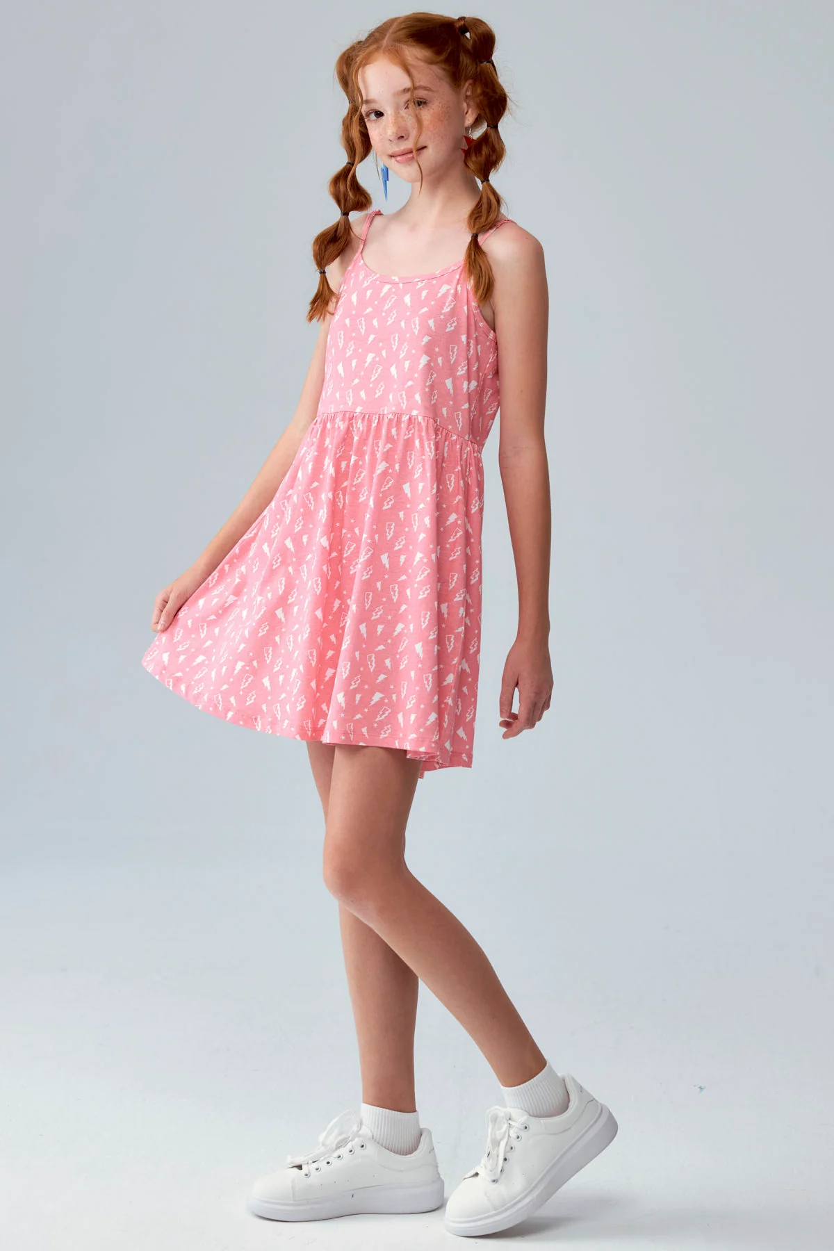 Vestido Niña Básico Teen Coral - Image 2