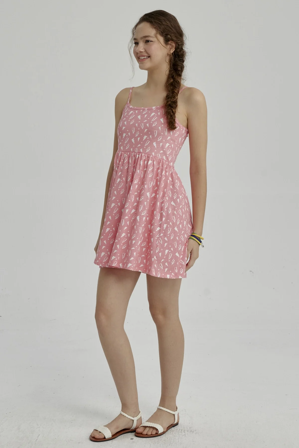 Vestido Niña Básico Teen Coral - Image 4