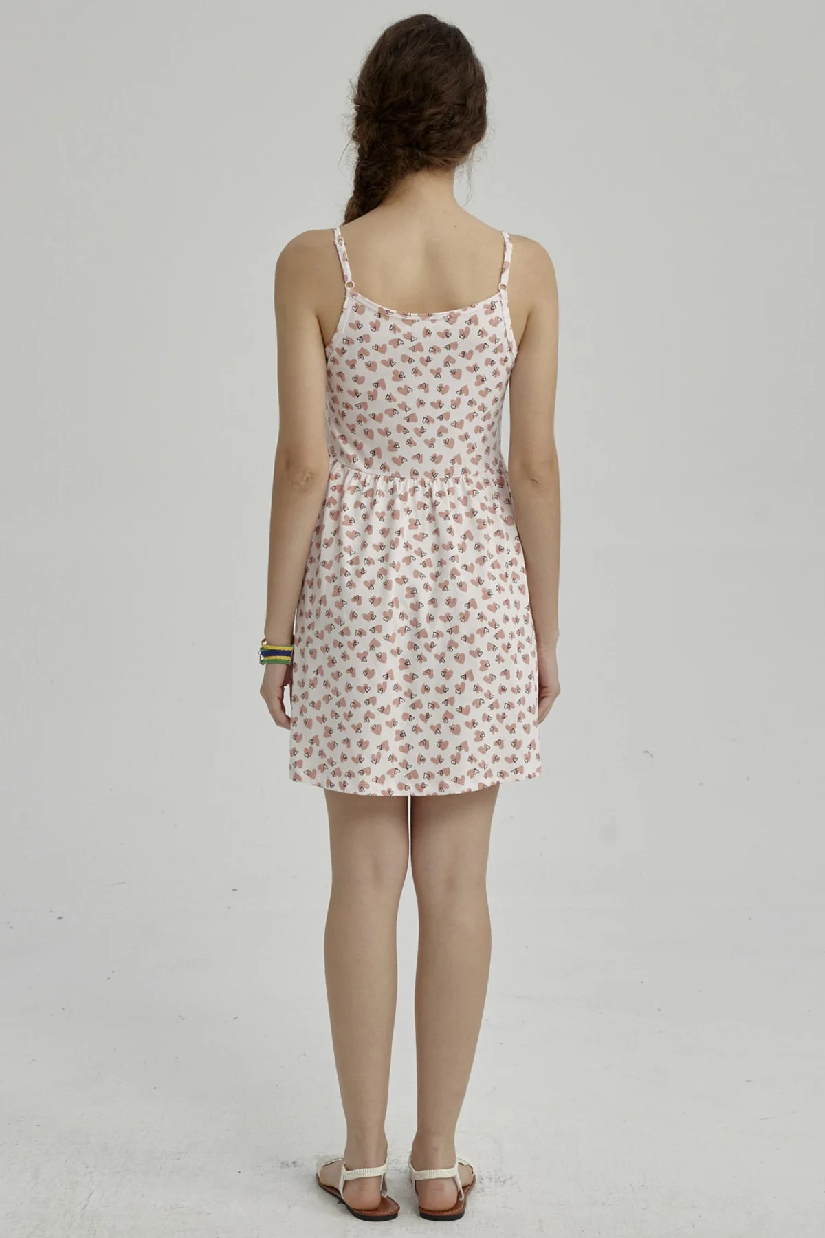 Vestido Niña Básico Teen Rosado Claro - Image 2
