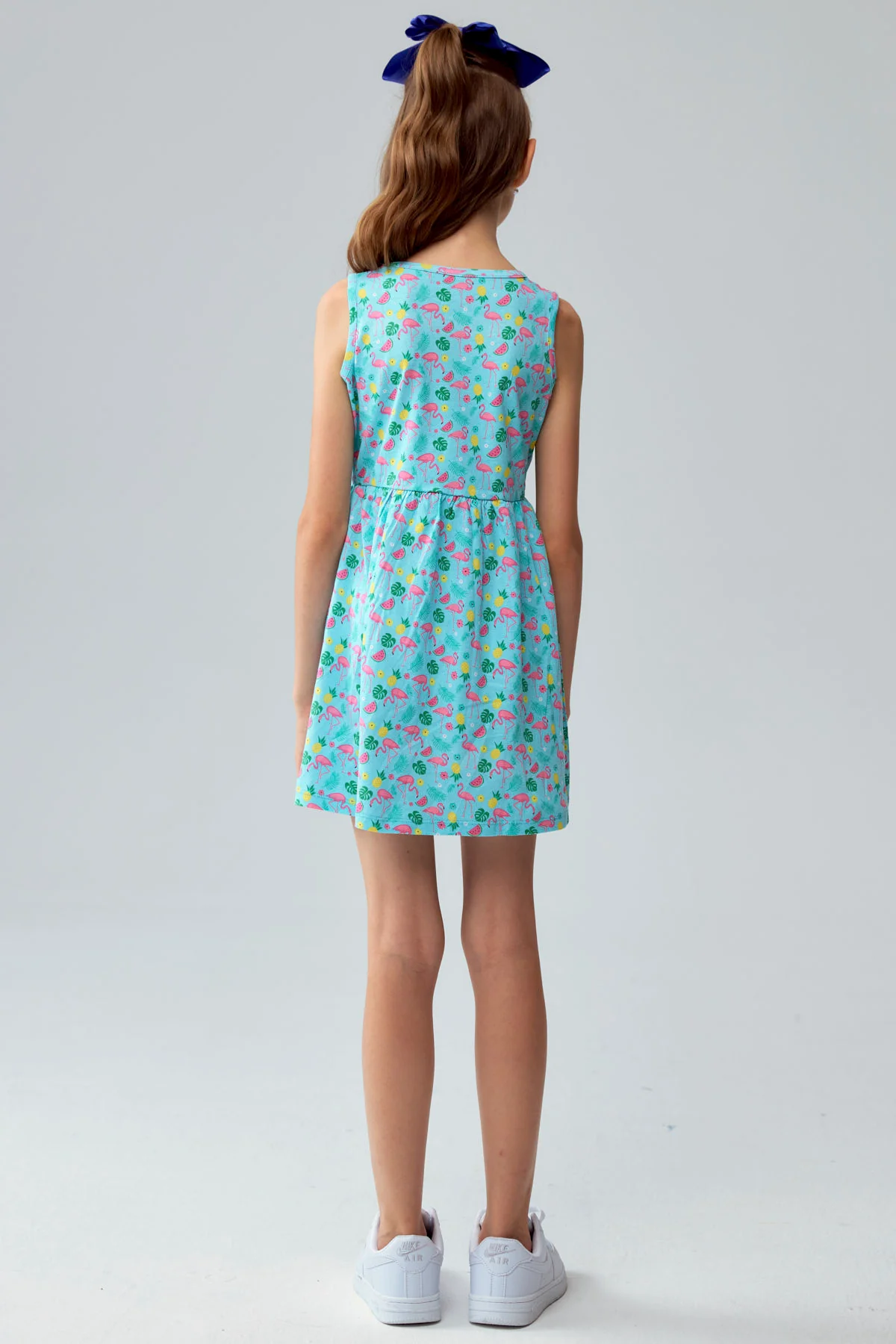 Vestido Niña Básico Toodler Celeste - Image 2