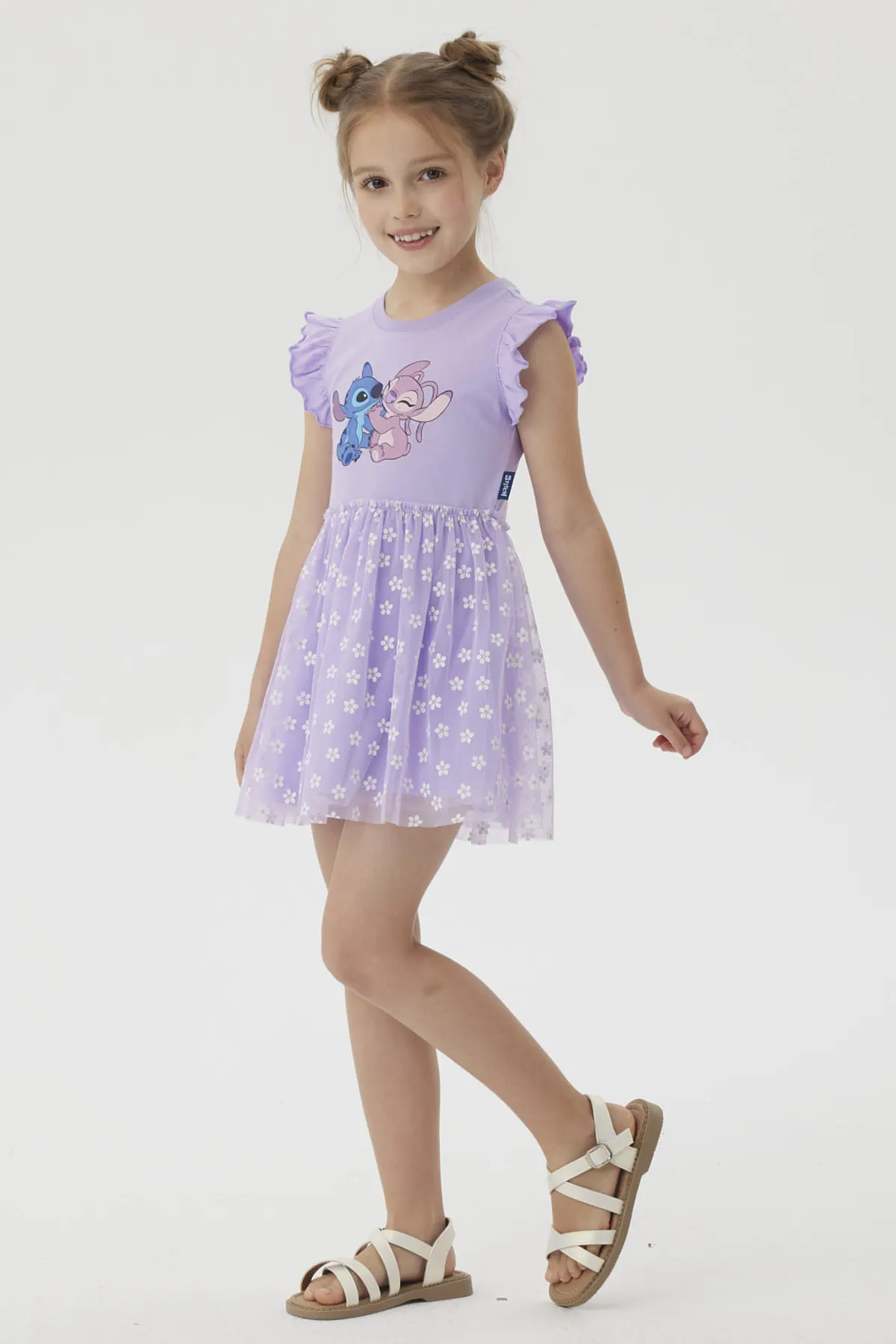Vestido Niña Falda Lila - Image 3